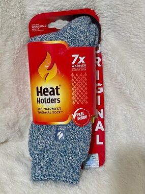 Heat Holders Women’s Thermal Socks - Blue Heather